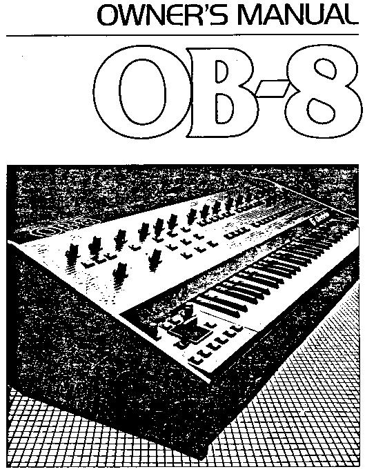 SynthfoolDocsOberheimOB8OB8 User Manual